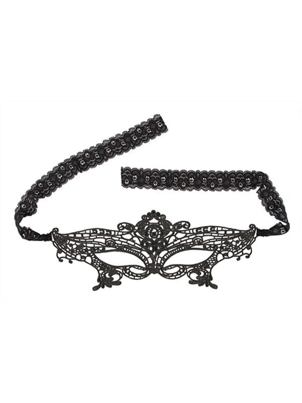 Oogmasker met borduursels