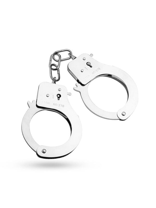Metalen handboeien Zilver