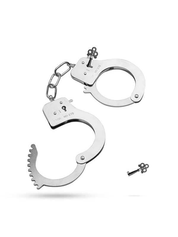 Metalen handboeien Zilver